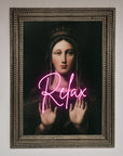 Relax Mate Framed Wall Art