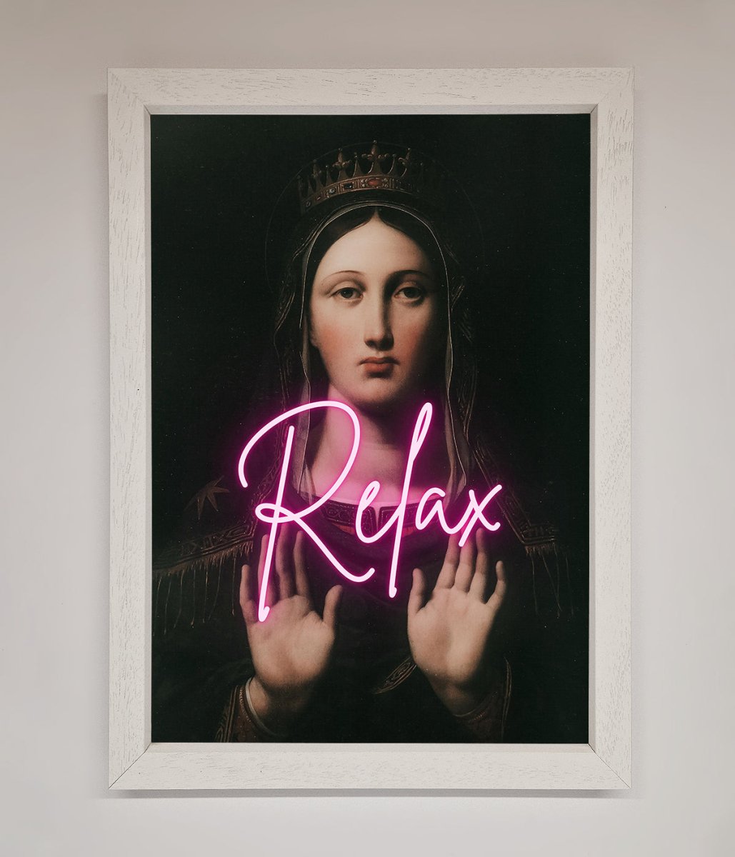 Relax Mate Framed Wall Art