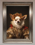 Renaissance Chihuahua Framed Print