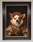 Renaissance Chihuahua Framed Print