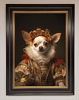 Renaissance Chihuahua Framed Print