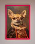 Renaissance Chihuahua Framed Print