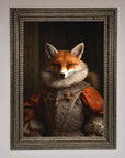 Renaissance Fox Framed Poster