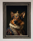Renaissance German Shepherd Framed Wall Art