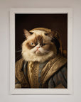 Renaissance Grumpy Cat Framed Print