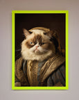 Renaissance Grumpy Cat Framed Print