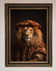 Renaissance Lion Framed Wall Art