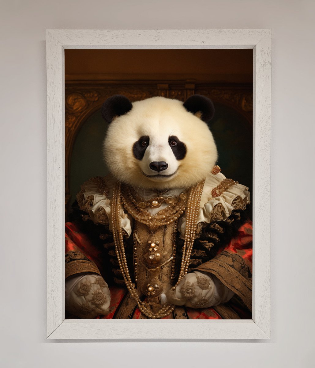 Renaissance Panda Framed Print