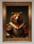 Renaissance Bear Framed Poster