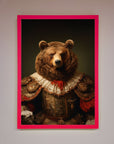 Renaissance Bear Framed Poster