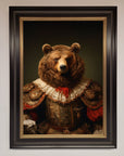 Renaissance Bear Framed Poster