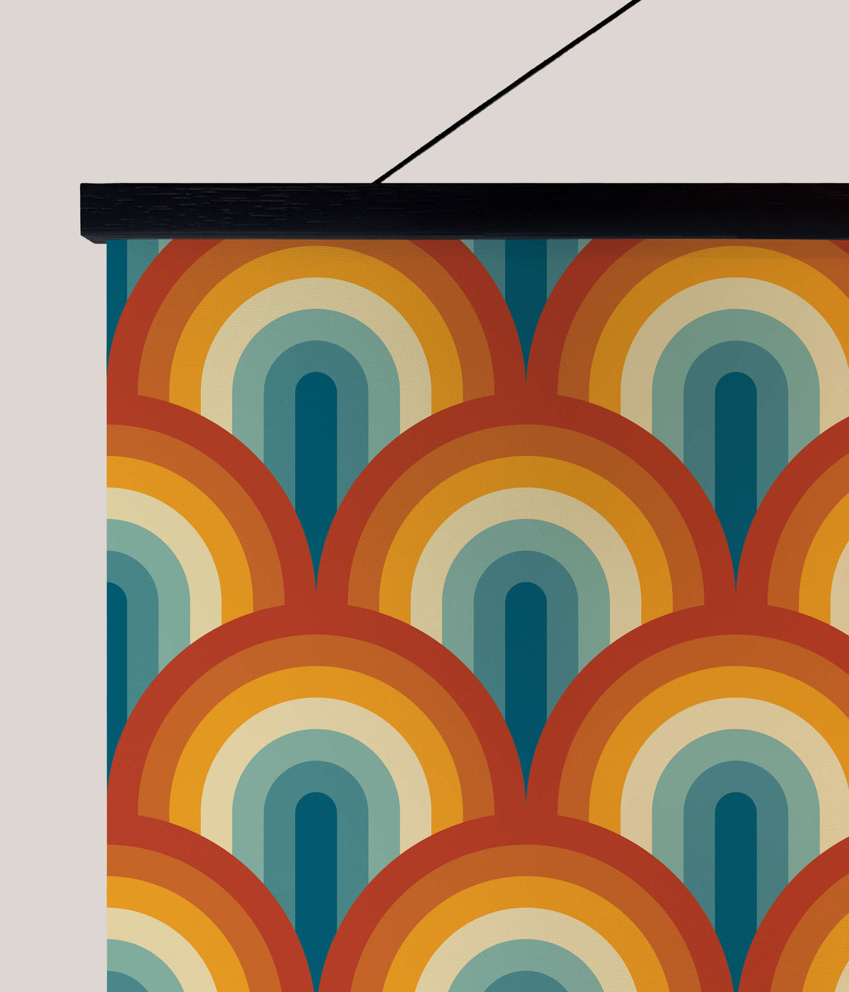Retro Rainbow Tapestry