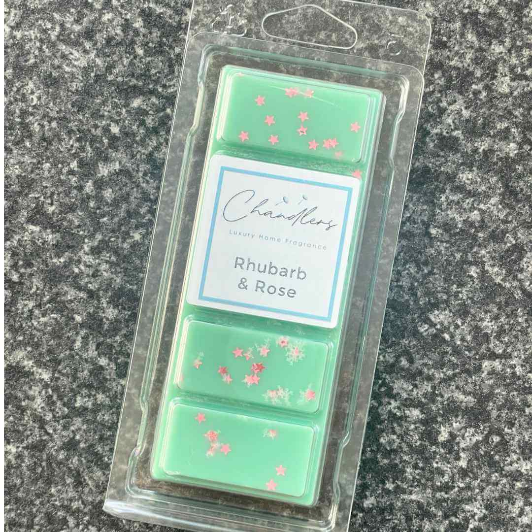 Rhubarb &amp; Rose Wax Melt