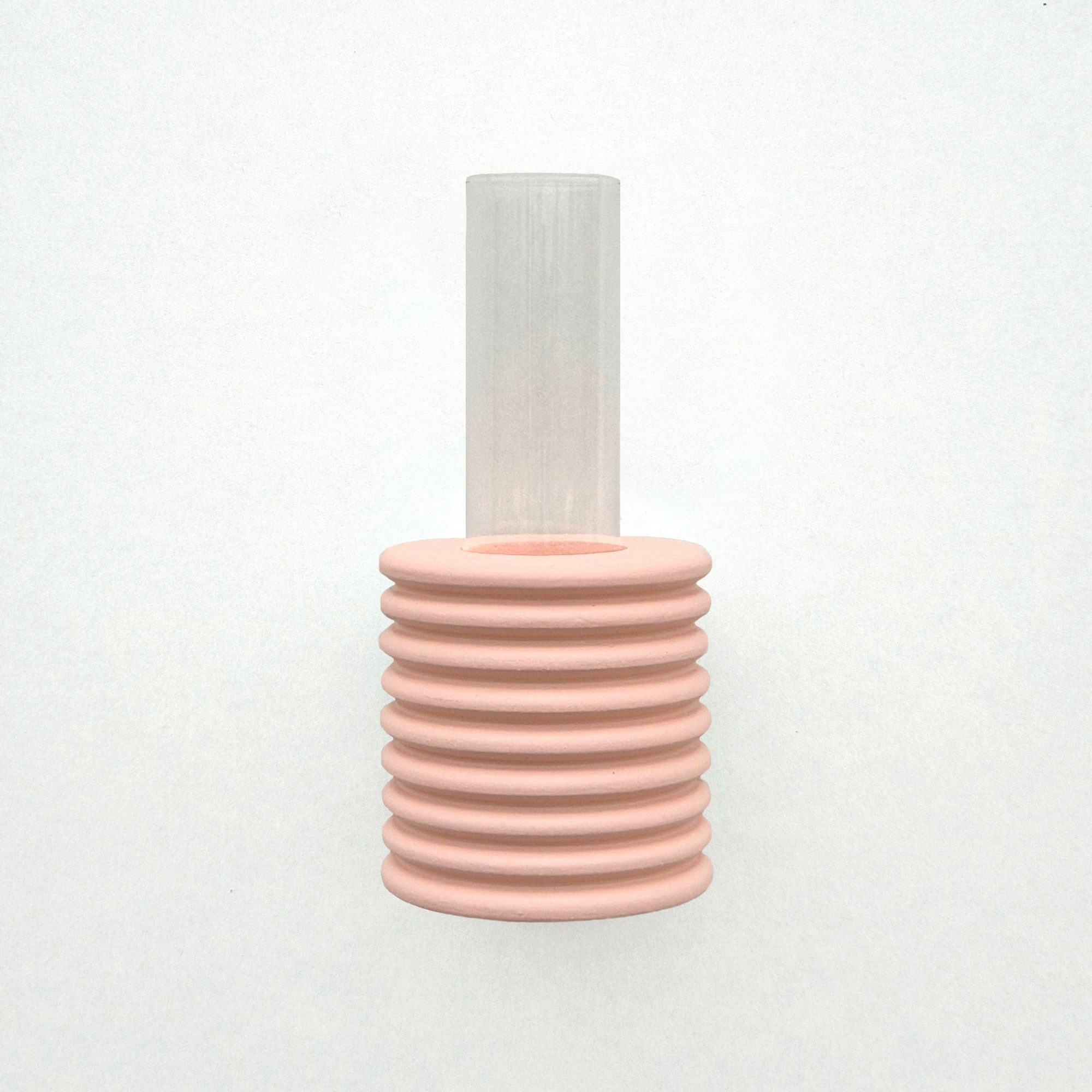 Pink Wall Vase for Floral Display