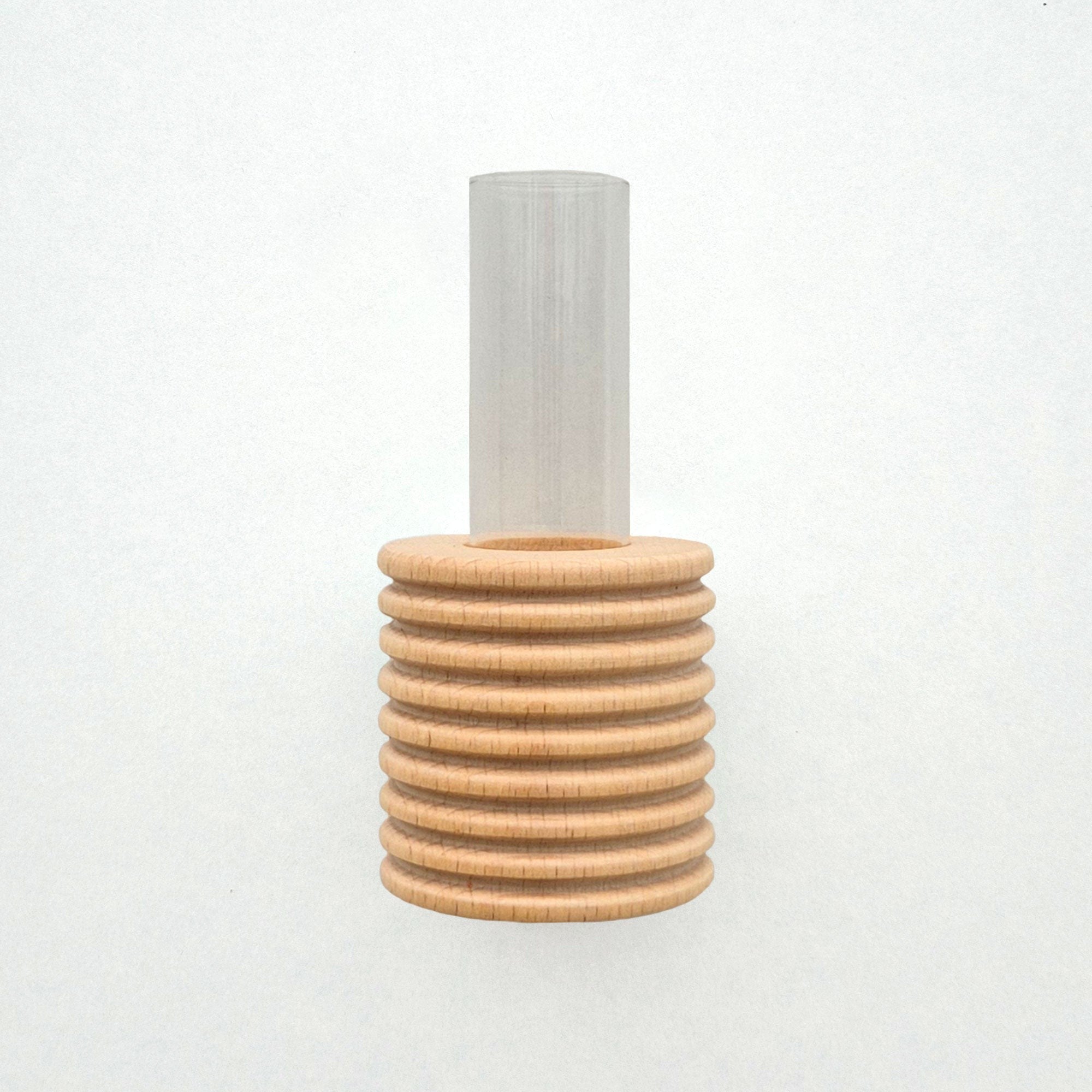 Wall Vase in Natural Beech Wood