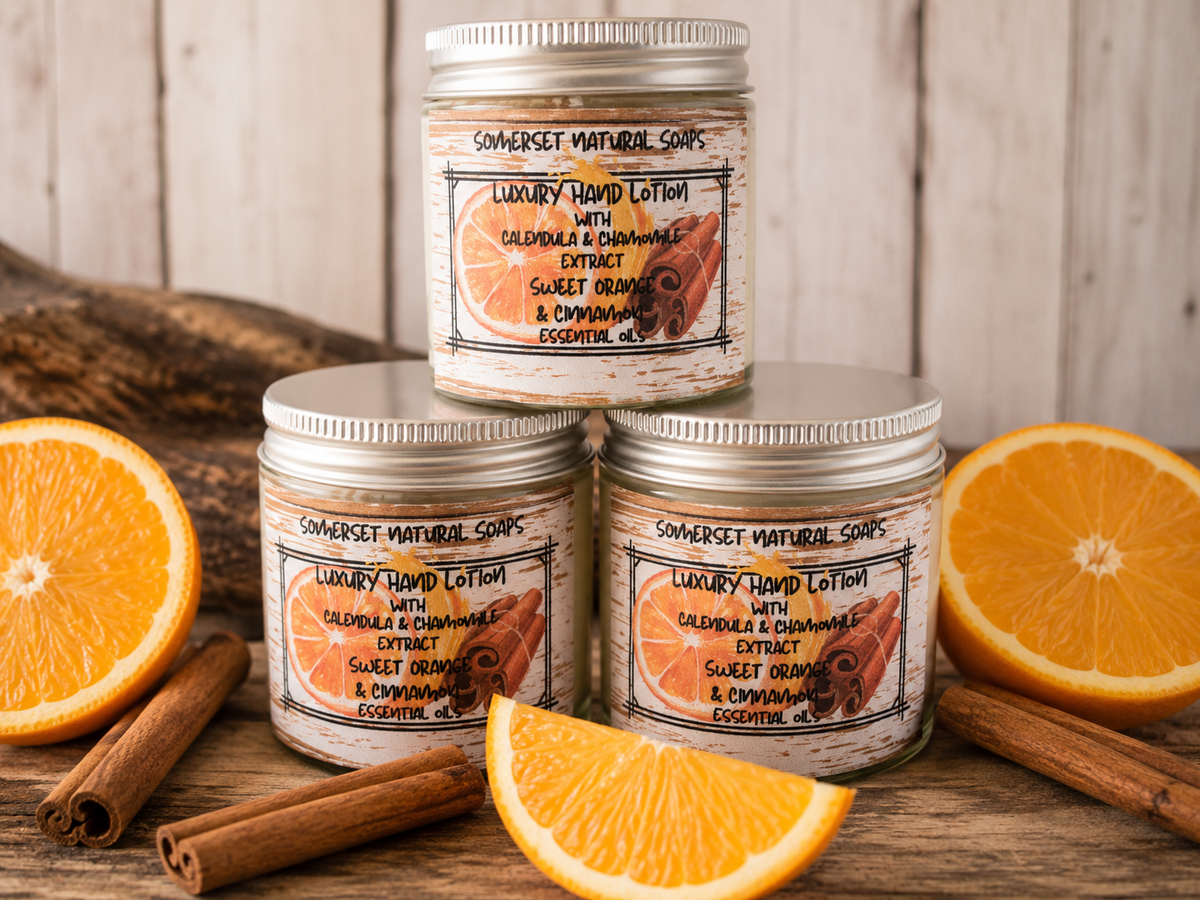 Sweet Orange & Cinnamon Luxury Hand Lotion