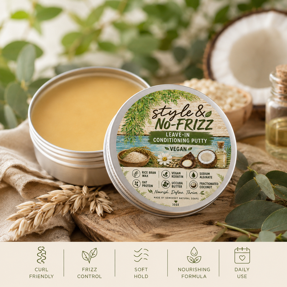 Style & No-Frizz Leave-In Conditioning Putty