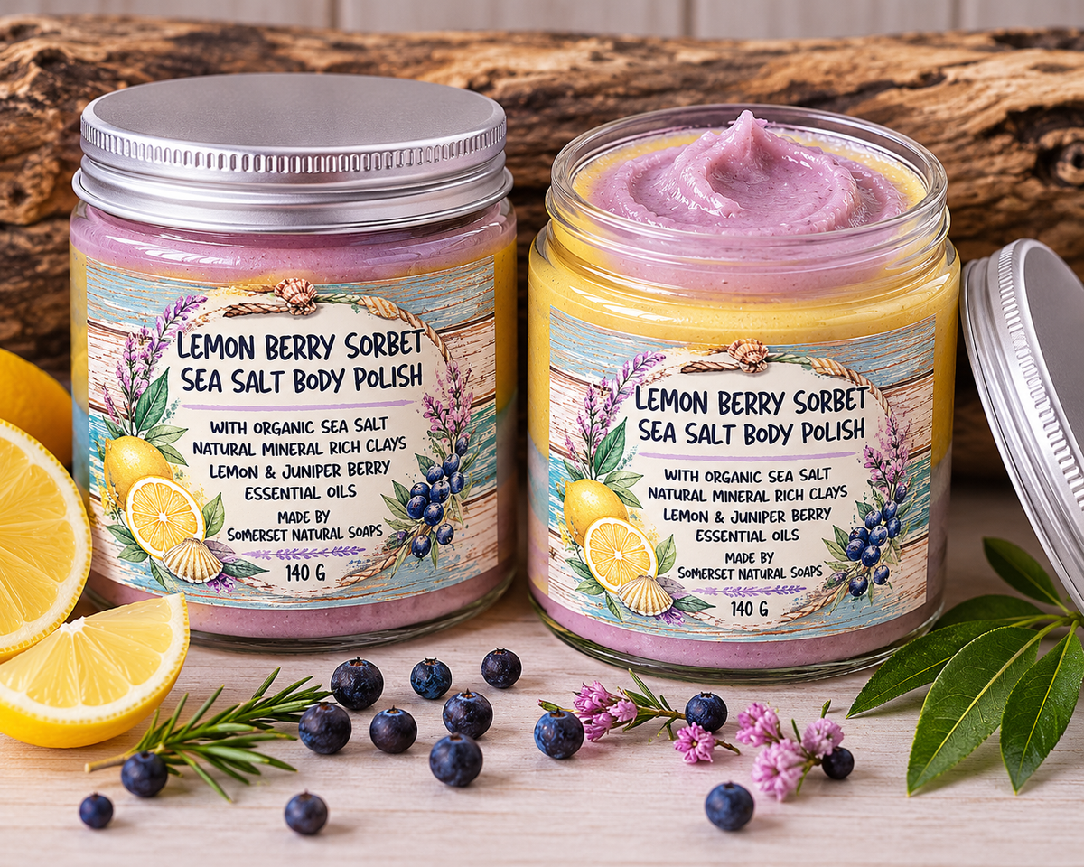 Lemon Berry Sorbet Sea Salt Body Polish