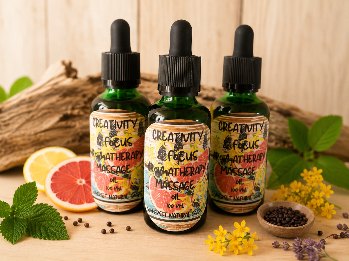 Aromatherapy massage oil Creativity & Focus