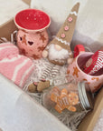 Gingerbread Wax Melt Gift Box with Hot Chocolate and Cosy Socks