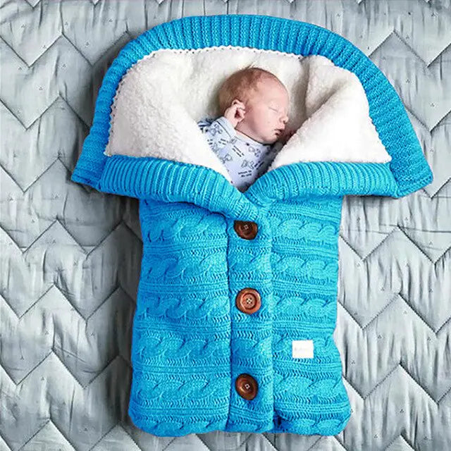 Baby Winter Warm Sleeping Bag - Cozy & Soft Knit for Infants & Toddlers by Baby Lamby at brixbailey.com