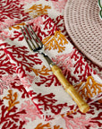Rose Coral Table Napkin - Set of 4