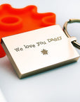 Rose Gold Keyring – Personalised Engraved Calendar Keychain | Unique Gift Idea
