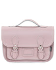 Leather Midi Satchel - Rose Quartz