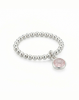Rose Quartz Jewellery Set | Gemstone Bracelet and Ring