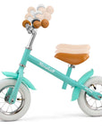 elegant marshall balance bike for kids with 10-inch air tires and a refined soft saddle