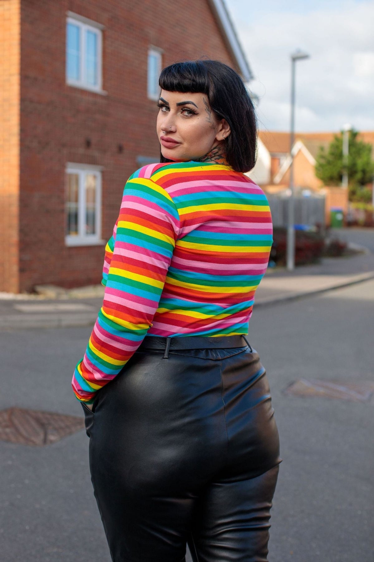 Rainbow Breastfeeding Top