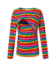 Rainbow Breastfeeding Top