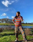 Rainbow Breastfeeding Top
