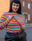 Rainbow Breastfeeding Top