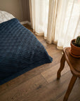 Royal merino throw - Charcoal grey