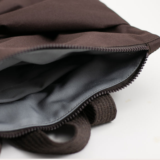 Waterproof Brown Backpack with Statement Bow