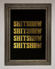 Rude Quote Foil Print
