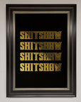 Rude Quote Foil Print