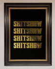 Rude Quote Foil Print