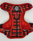 Rugged Rover™ Harness - Red Tartan