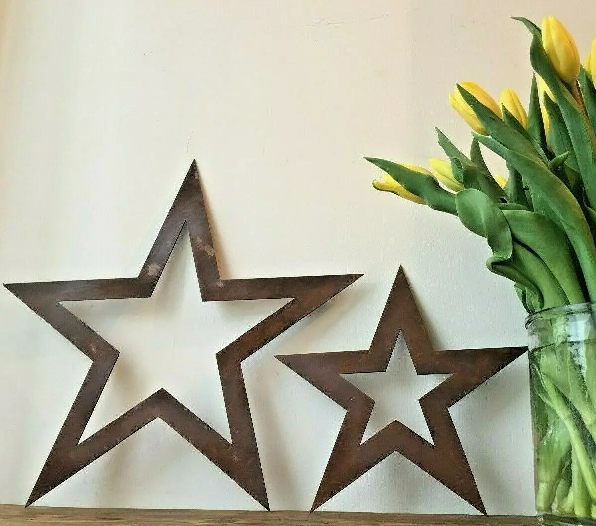 Rustic Garden Star Decorations