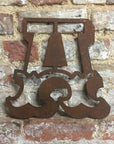 12" Rusty Metal Carnival Alphabet Letters  A–Z