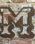12" Rusty Metal Carnival Alphabet Letters  A–Z
