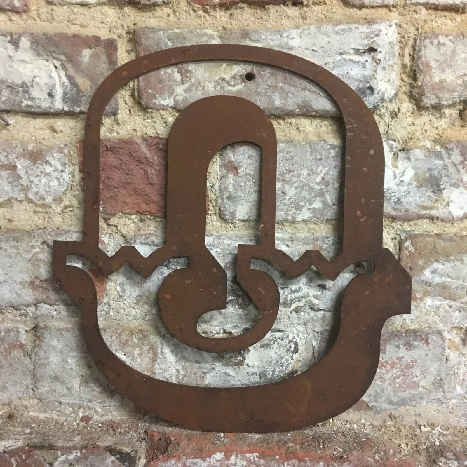 12" Rusty Metal Carnival Alphabet Letters  A–Z