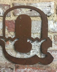 12" Rusty Metal Carnival Alphabet Letters  A–Z