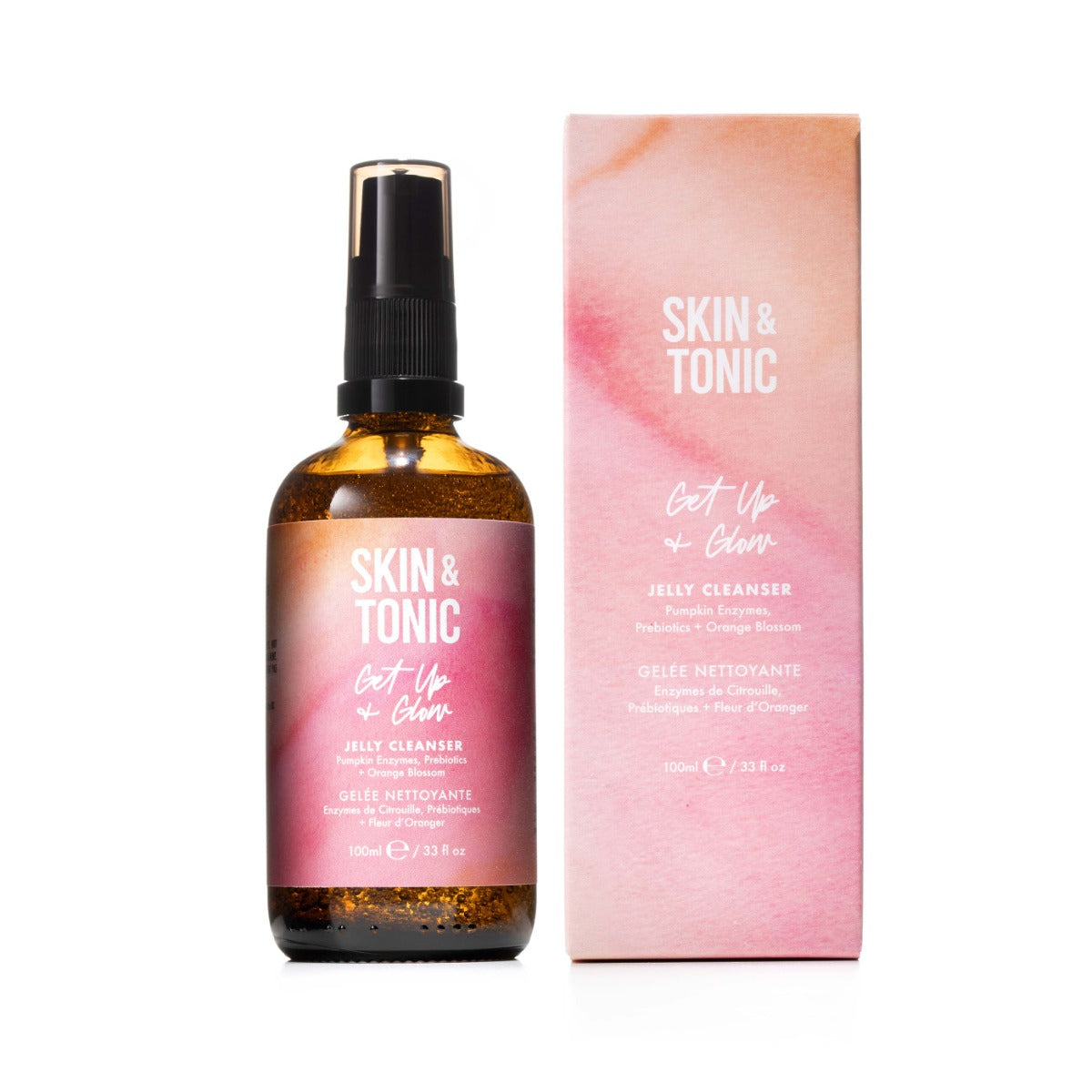 Get Up & Glow Jelly Cleanser – Organic Enzyme Face Wash