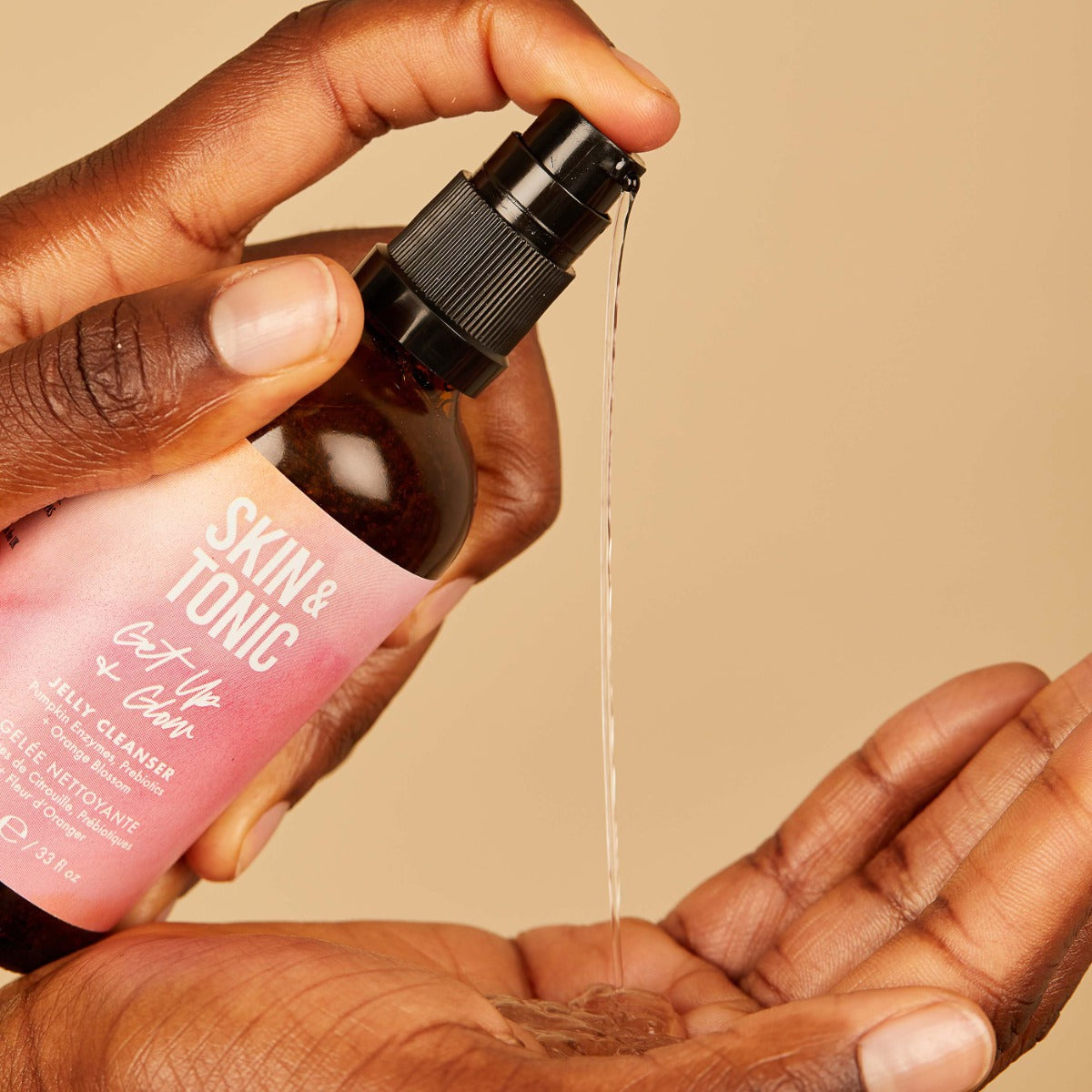 Get Up &amp; Glow Jelly Cleanser – Organic Enzyme Face Wash