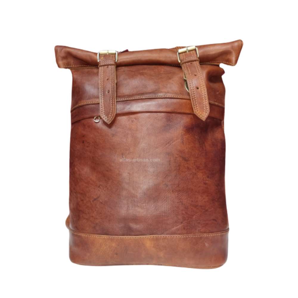 Leather Backpack Colar