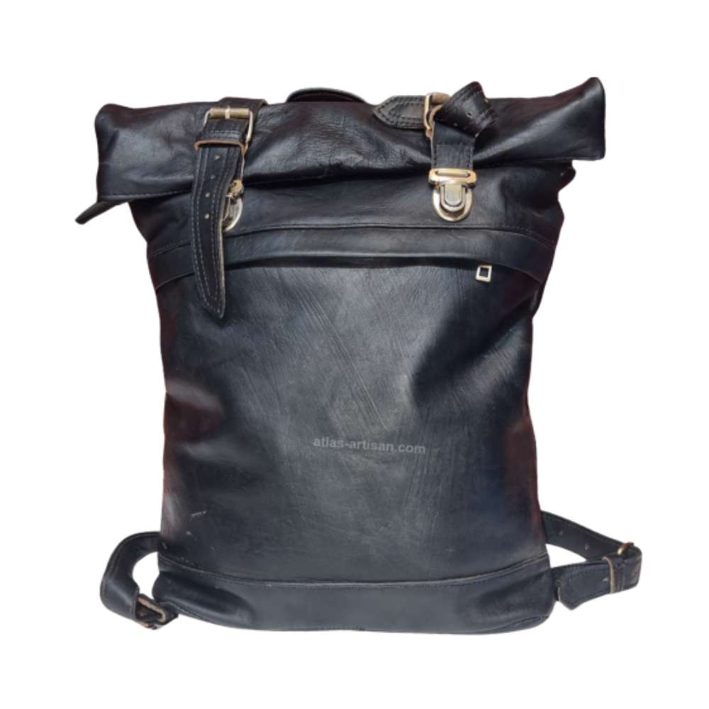 Leather Backpack Colar