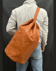 Sling Backpack of leather